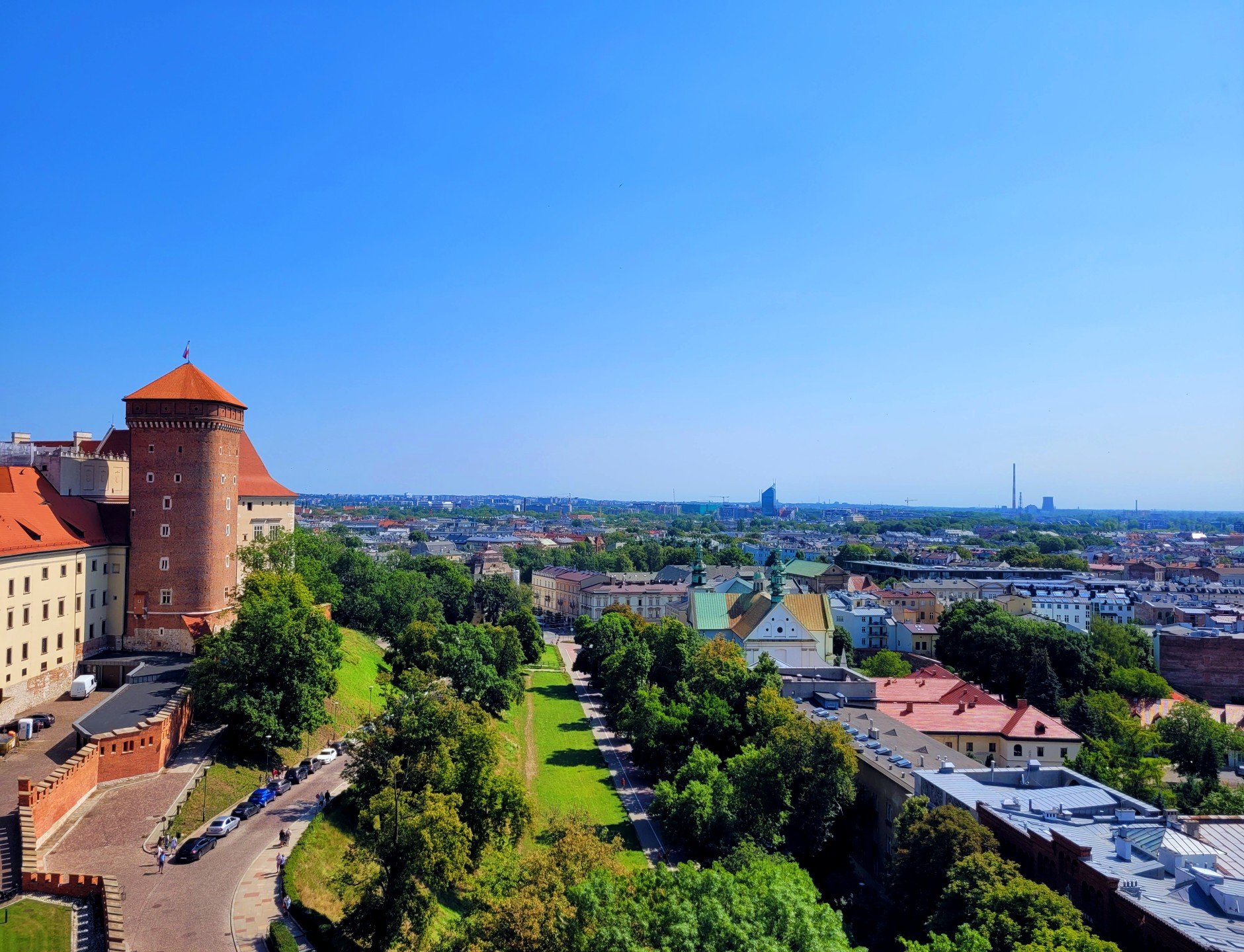 Widok Panoramy z Wawelu