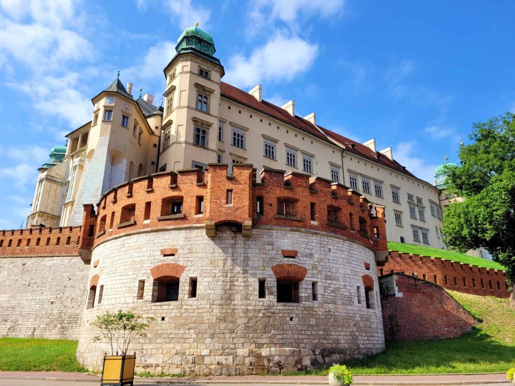 mury obronne Zamek Wawelski